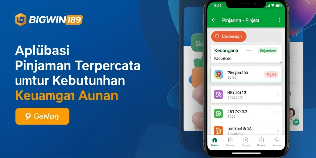 Antarmuka pengguna aplikasi BIGWIN189 yang simpel dan fungsional.