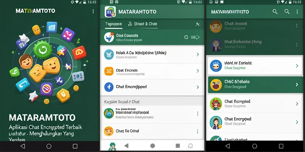 Tampilan antarmuka aplikasi MATARAMTOTO yang aman dan modern.