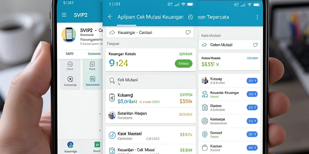 Antarmuka aplikasi Cek Mutasi yang intuitif dan informatif.